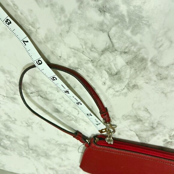 Wilsons‎ Leather Wristlet Red Leather New With Tags - Picture 7 of 7